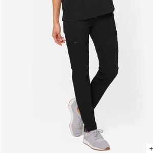 Figs Black Yola Skinny Scrub Pants